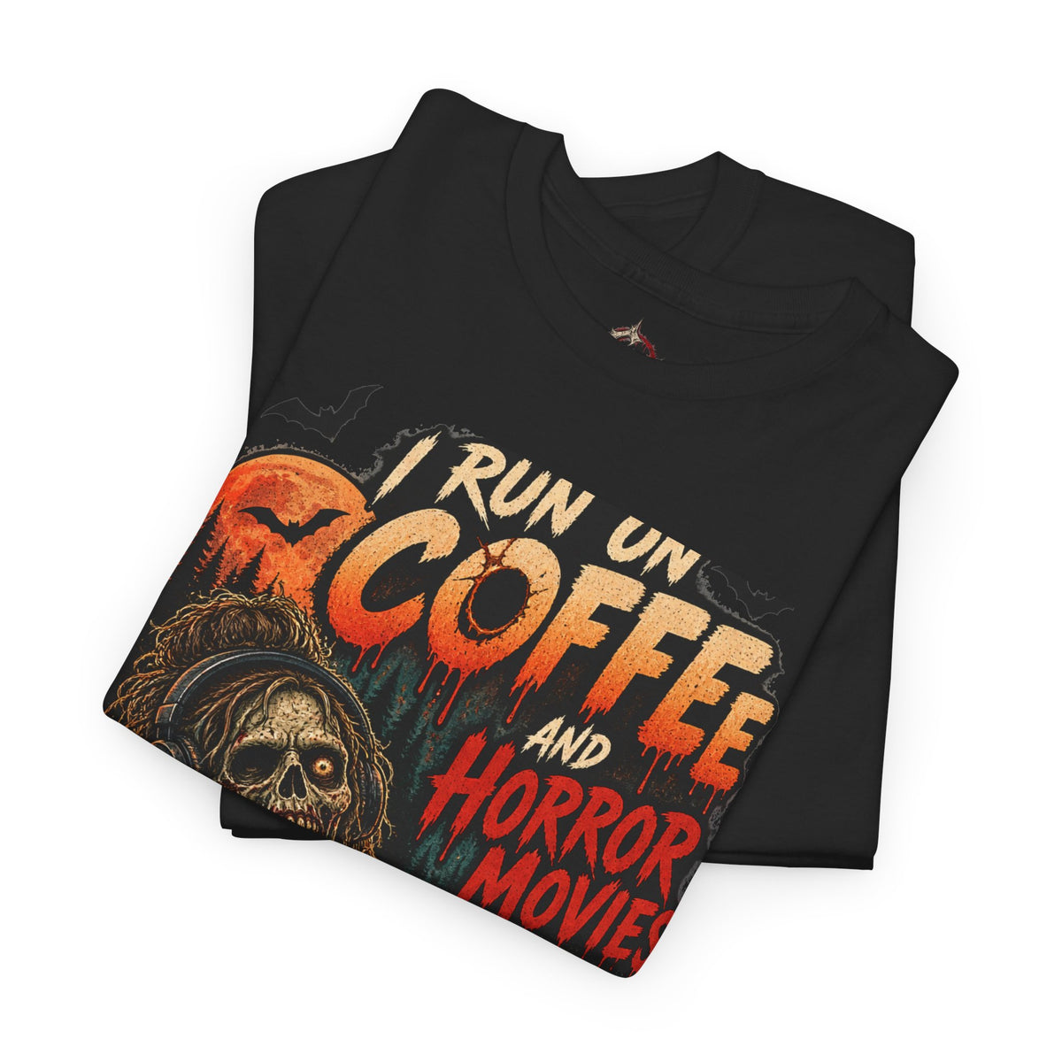 Coffee and Horror Movies Shirt, Horror Coffee T-Shirt, Halloween Coffee Tee, Spooky Coffee Shirt, G&T Graphic Tee